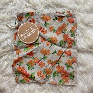 Society of wanderers floral dustbag